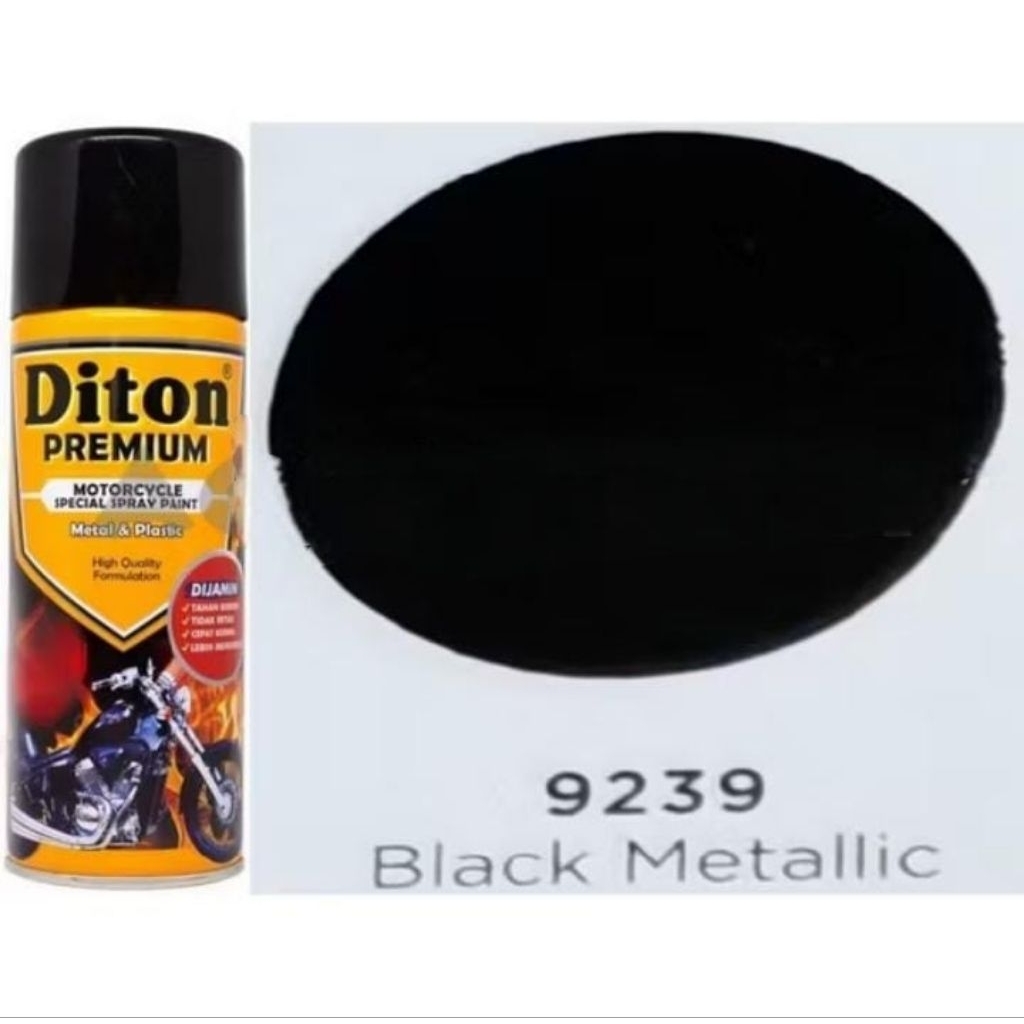Pilox Diton Premium Pilok Pylox Hitam Metalik Black 9239