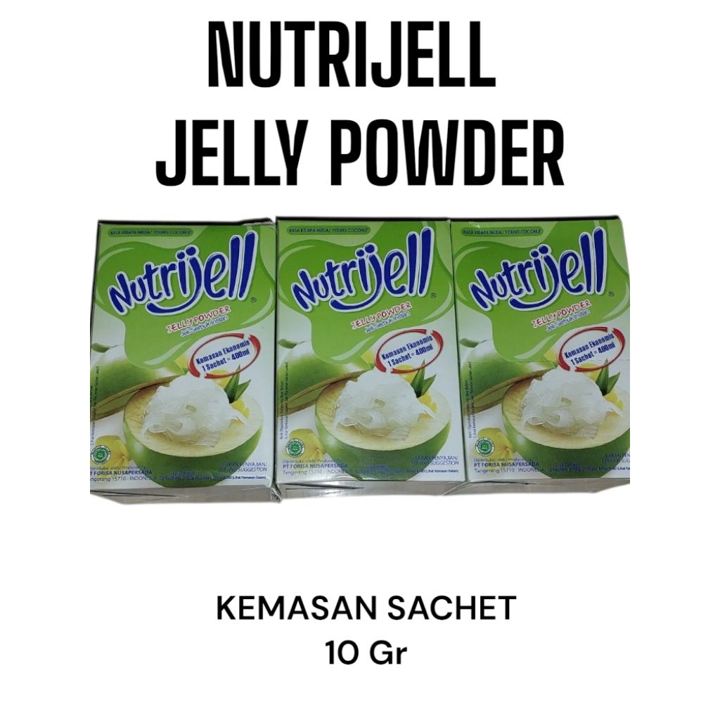 

Nutrijell Jelly Powder Rasa Kelapa Muda Sachet 10Gr