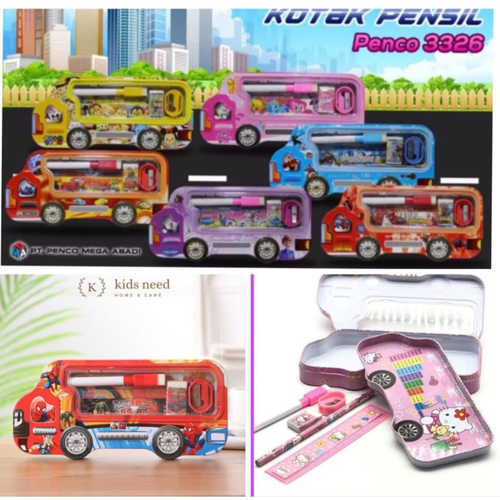 

Kotak Pensil Mobil | Tempat Pensil