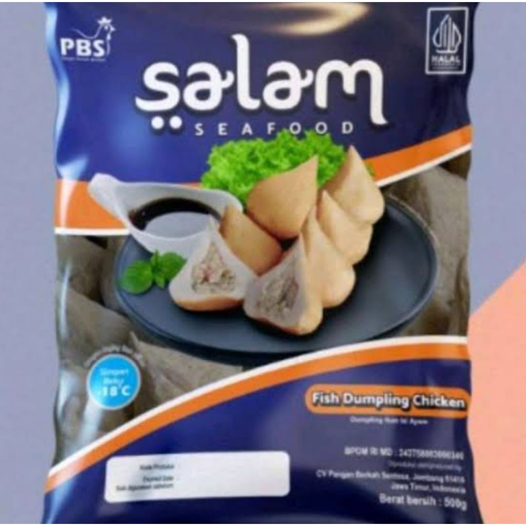 

SALAM SEAFOOD DUMPLING CHICKEN 500GR