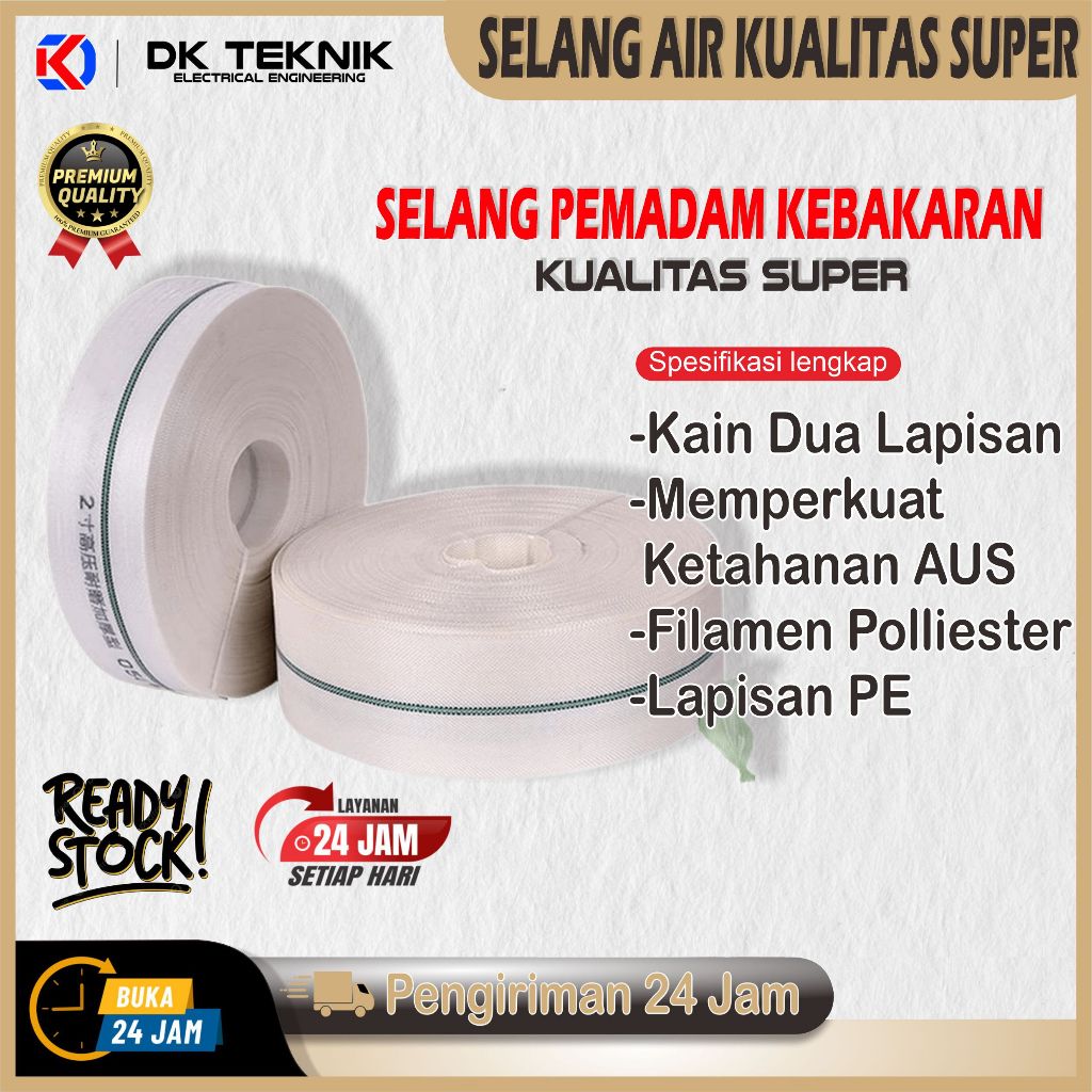 Tsolumy Selang 2 Inch Kanvas Irigasi Pertanian Terenkripsi