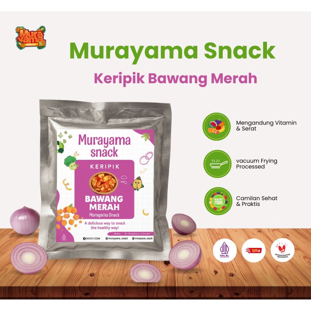 

Keripik Bawang Merah | MURAYAMA SNACK