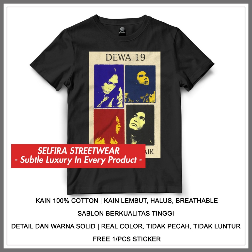 Kaos Dewa 19 Terbaik Terbaik - Sablon Plastisol