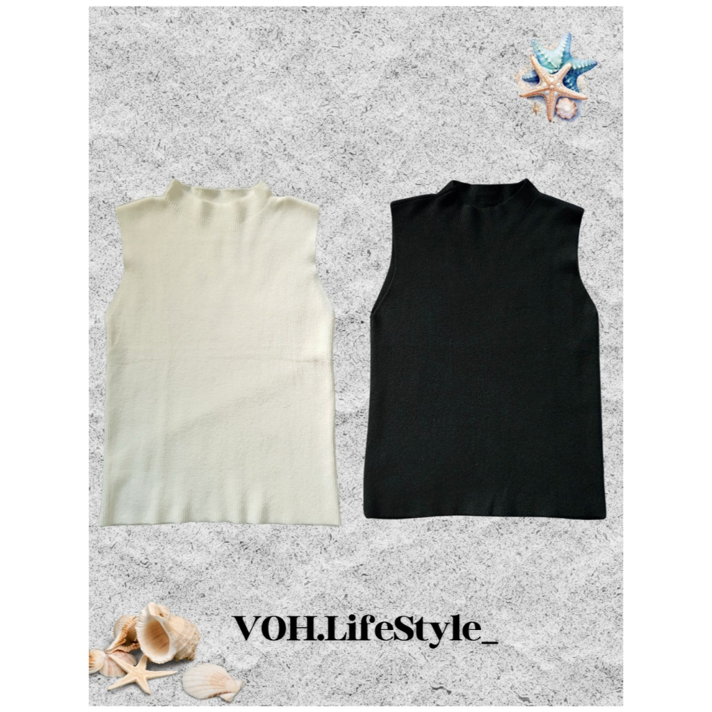 TankTop Rajut Polos II Knit Singlet Premium