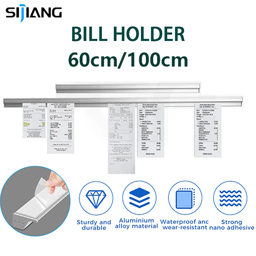 

SIJIANG Bill Holder / Capitan Nota / Receipt Holder / Checker Holder / Penjepit Kertas Bon Bill / Bill Holder Restoran & Kafe