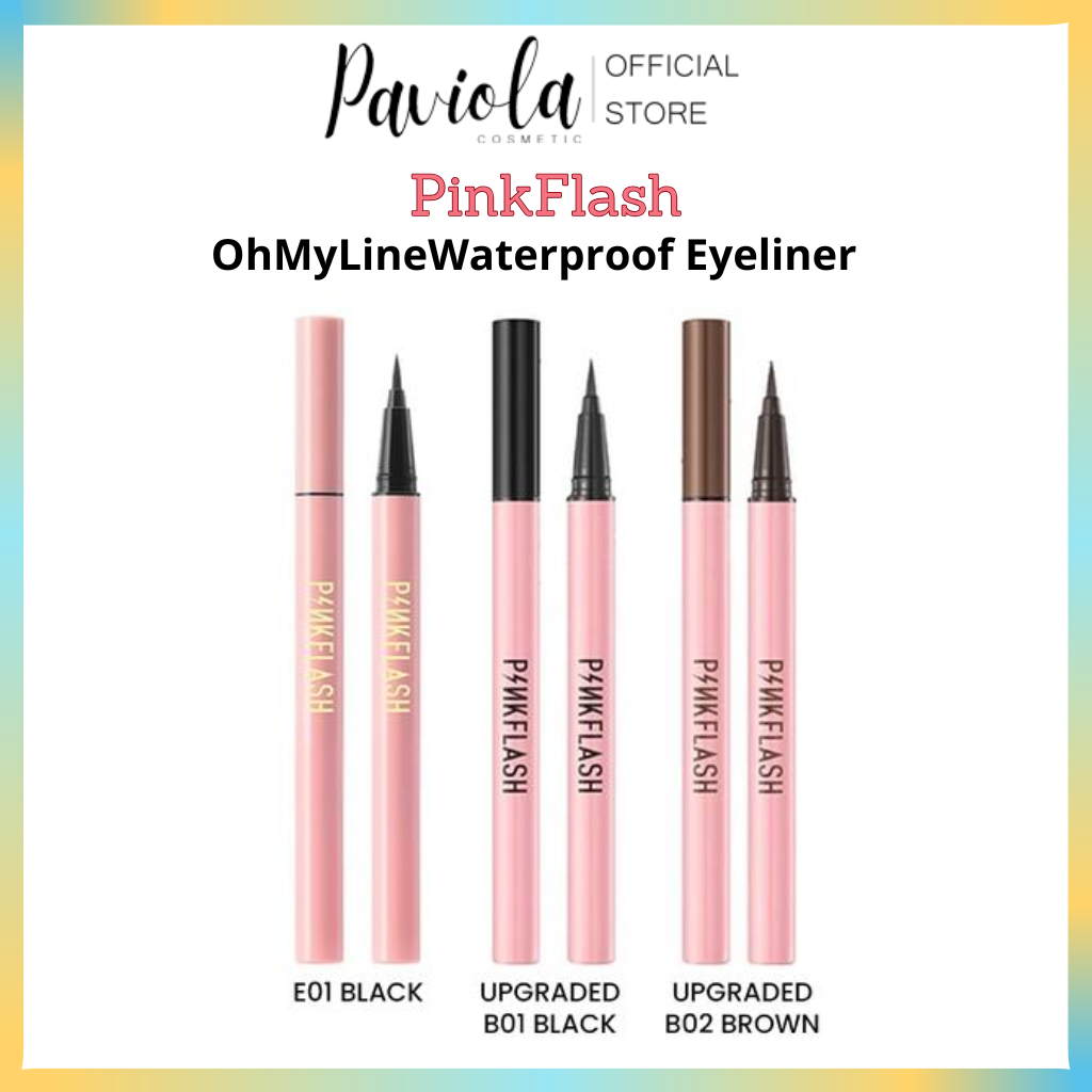 PINKFLASH OhMyLineWaterproof Liquid Eyeliner Long Wear Quick Dry Smudge - Paviola