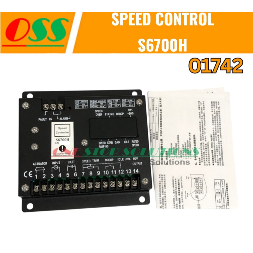 ENGINE SPEED CONTROL S6700H ATAU GOVERNOR GENSET S6700H S 6700H