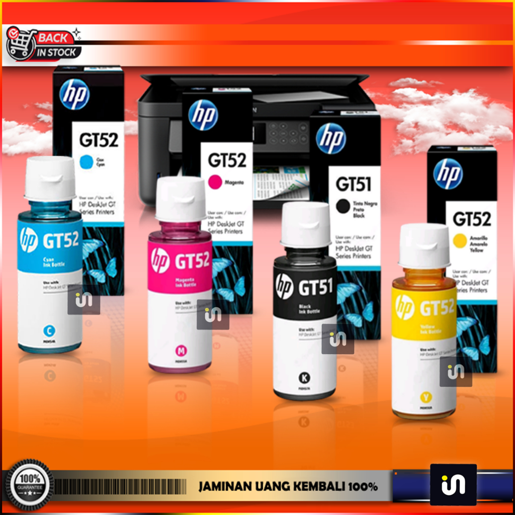 Tinta printer HP GT-51 GT-52 ink 115 310 315 410