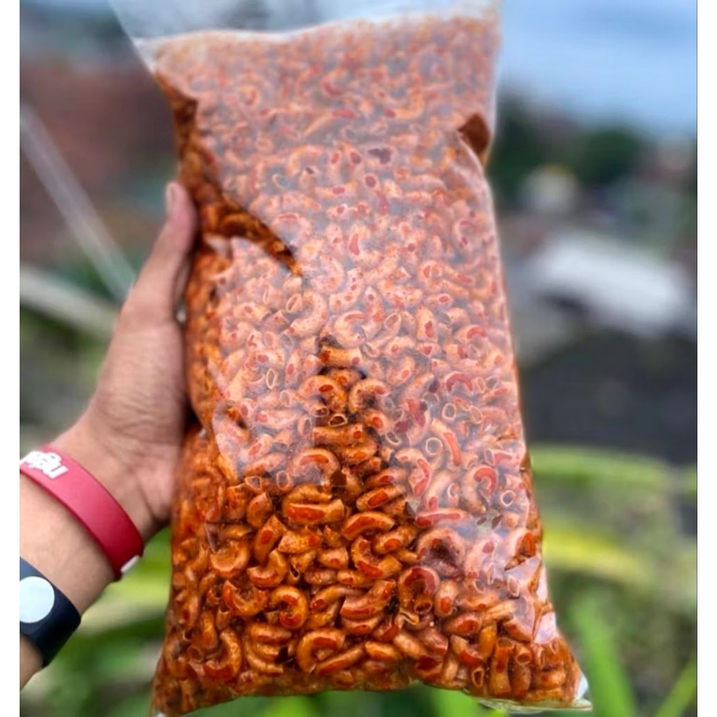

Paket hemat makaroni pedas gurih 500 gr