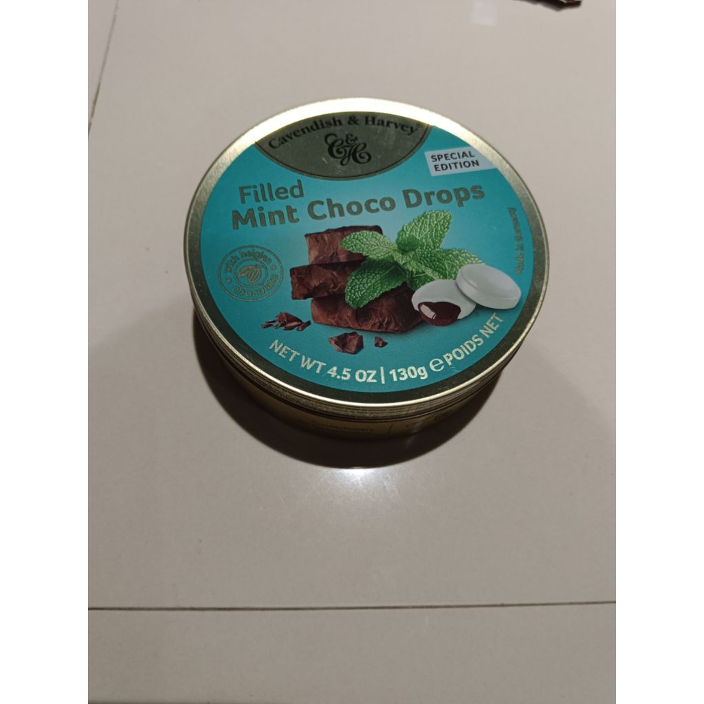 

Cavendish & Harvey Mint Choco Drops 130gr