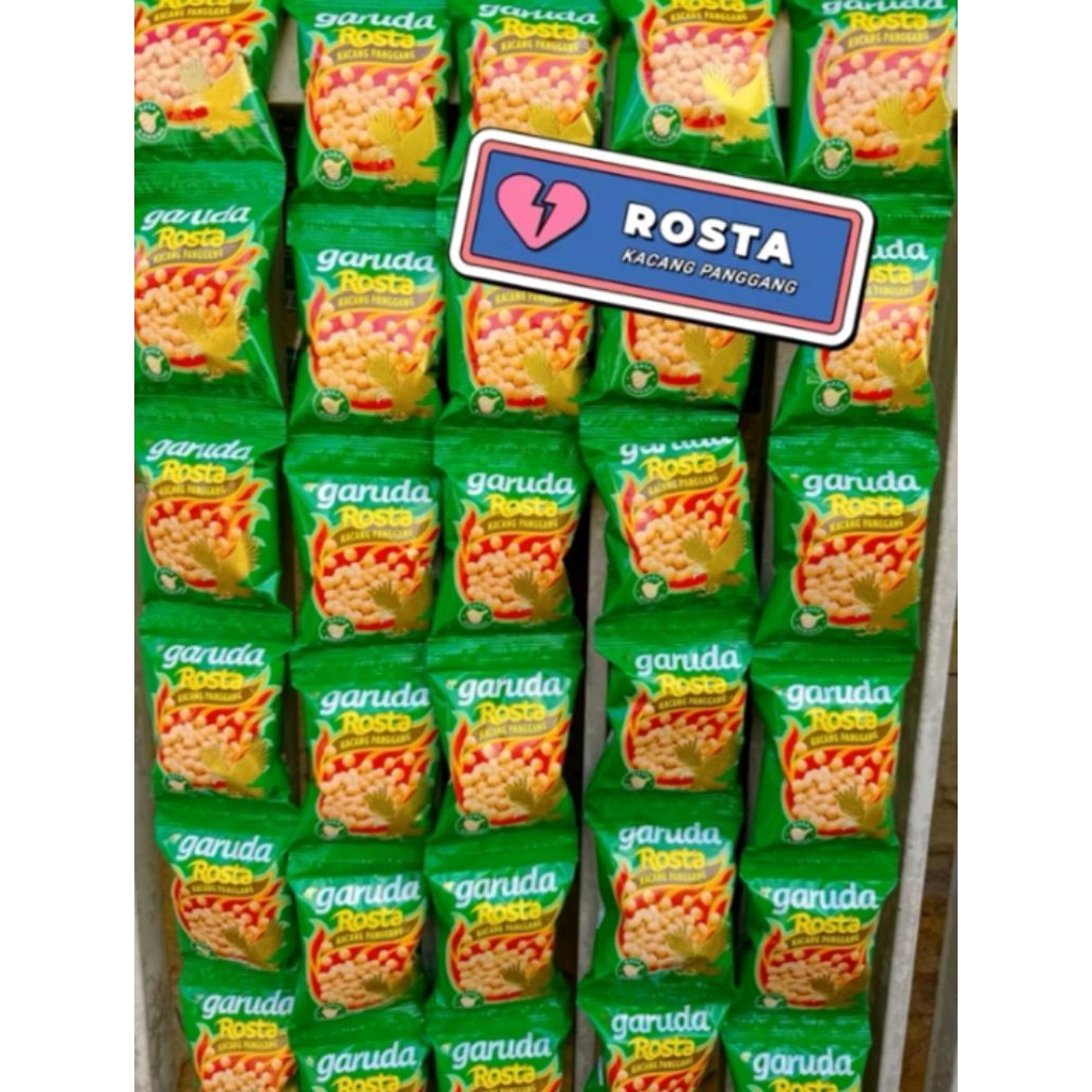 

Garuda Rosta Kacang Panggang Ecer 1000 Isi 10 pcs