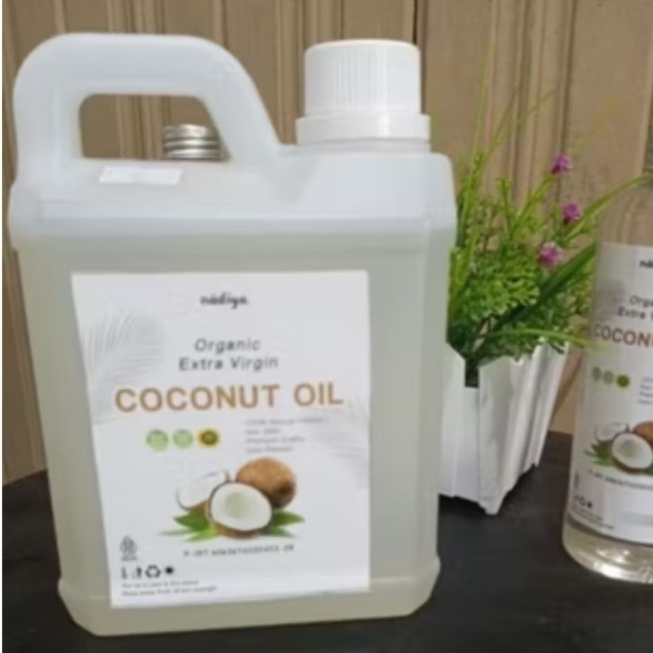 

1000ML VCO Organic Extra Virgin Coconut Oil Minyak Kelapa Asli Nadiya