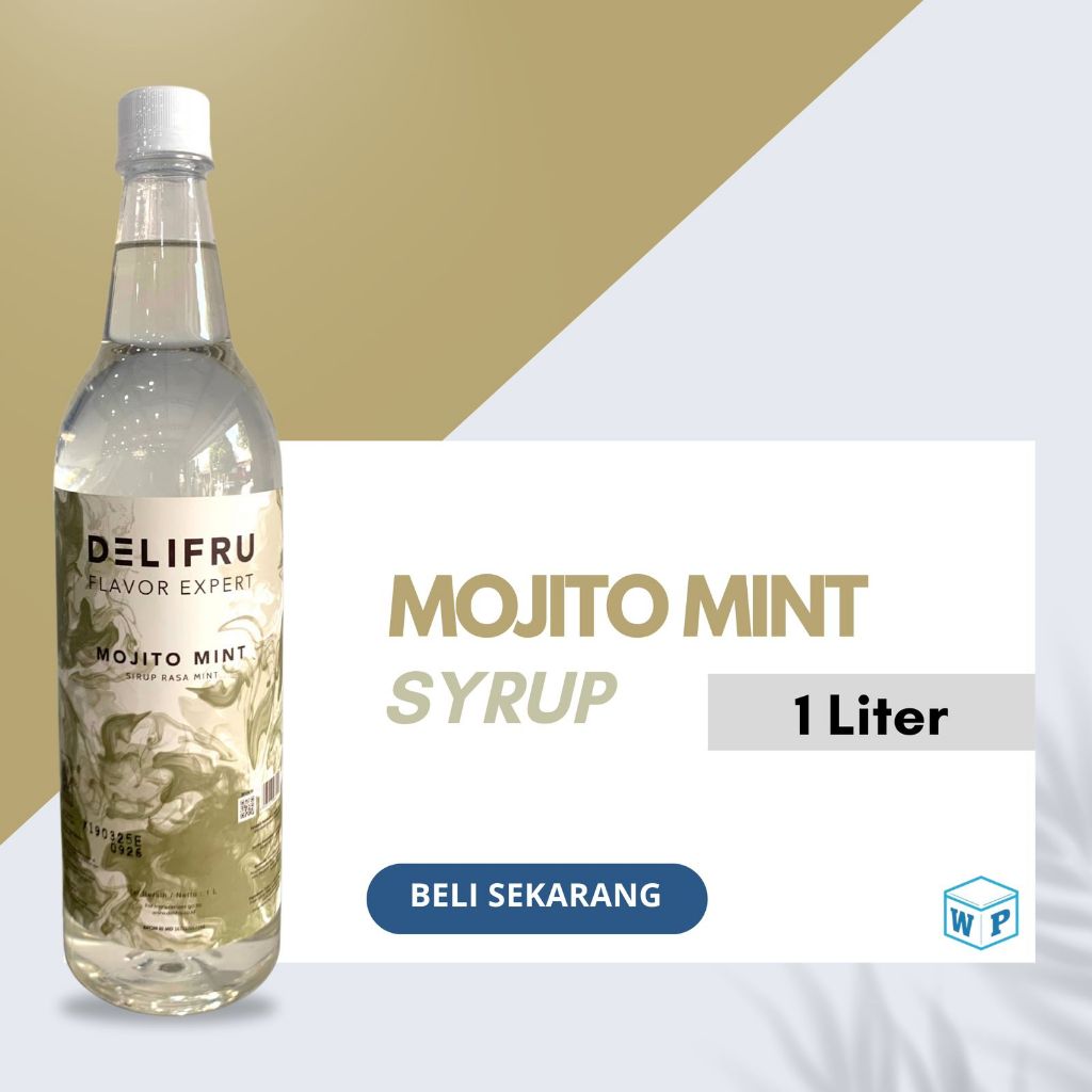 

Delifru Syrup Mojito Mint 1 Liter - Sirup Mojito Mint Premium
