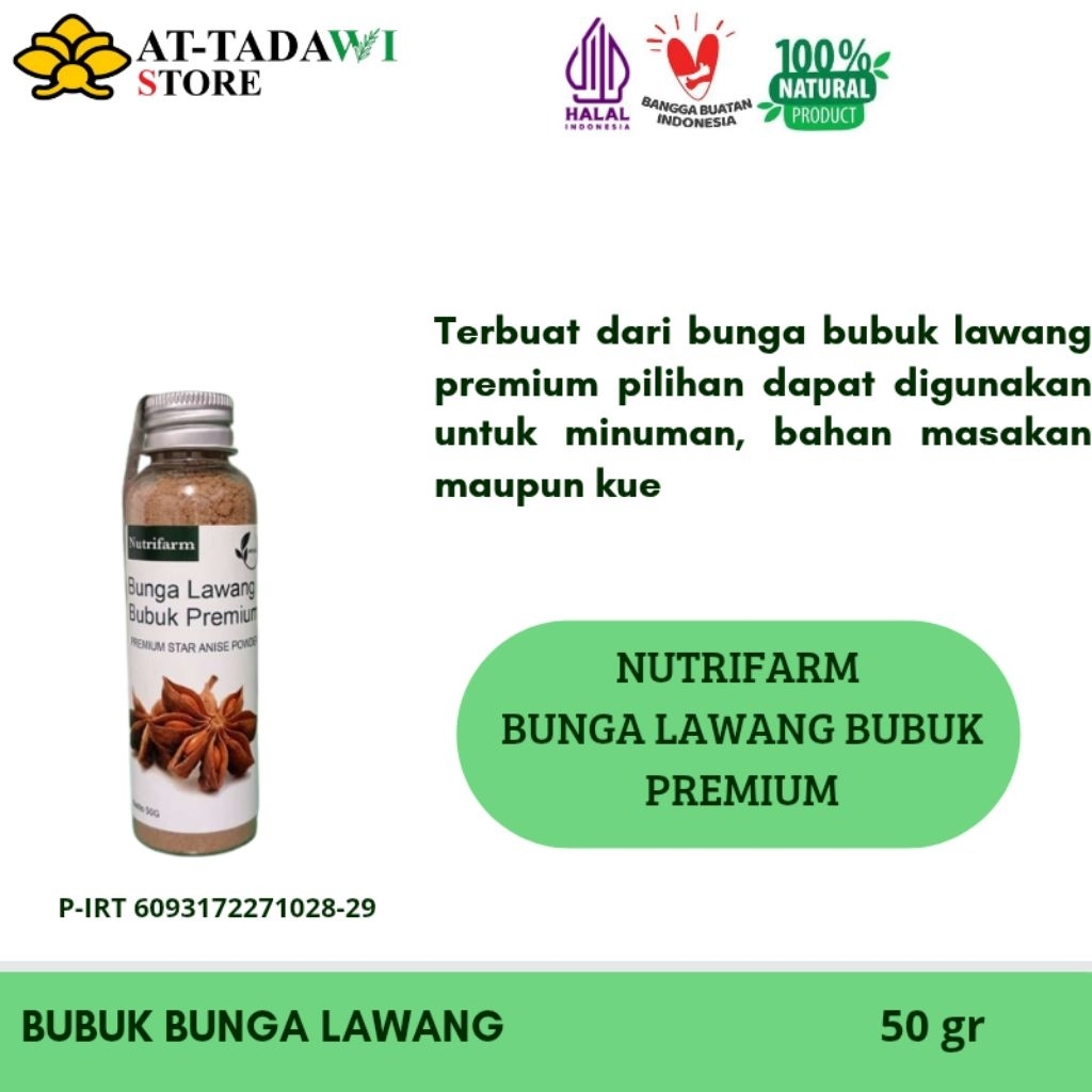 

NUTRIFARM - BUNGA LAWANG BUBUK PREMIUM - 50 gr