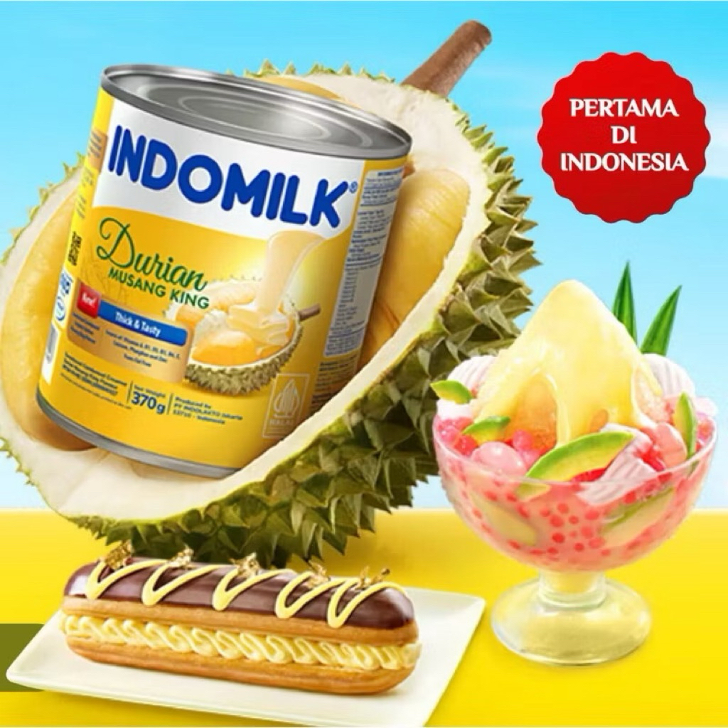 

Indomilk Durian kental manis SKM 370g