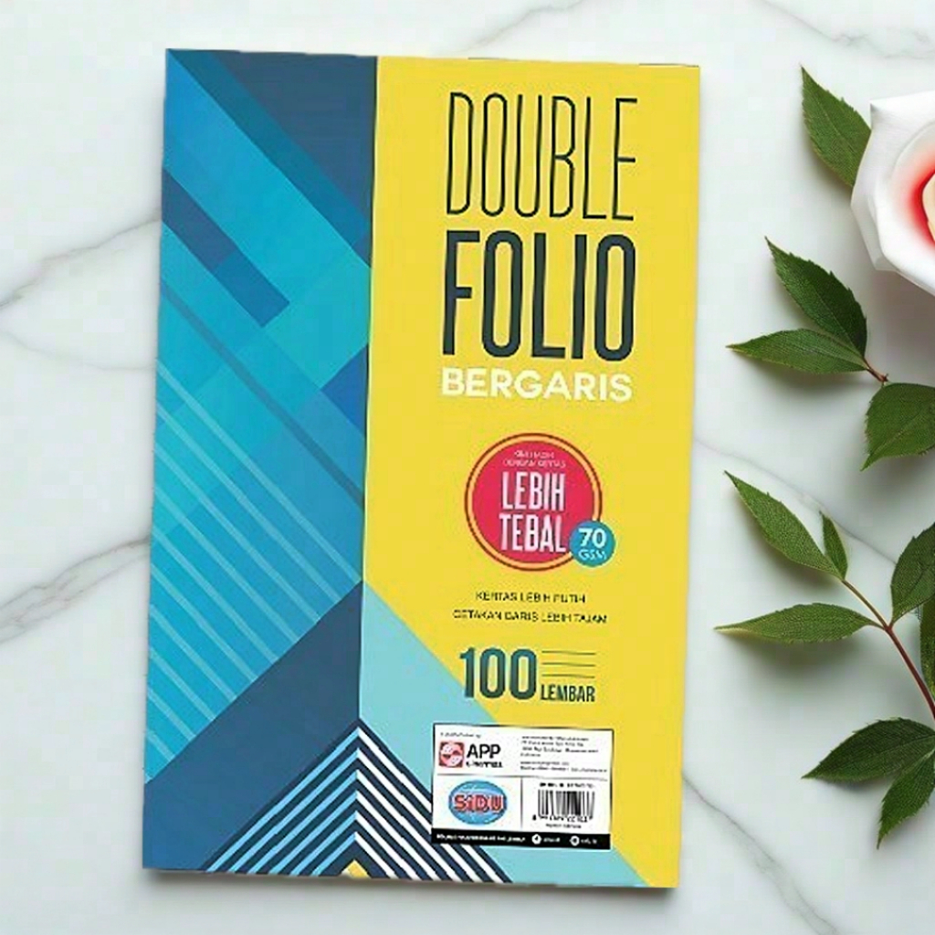 

[Pelangi Stationery] SIDU Double Folio Kertas Folio Bergaris 70 GSM 100 Lembar
