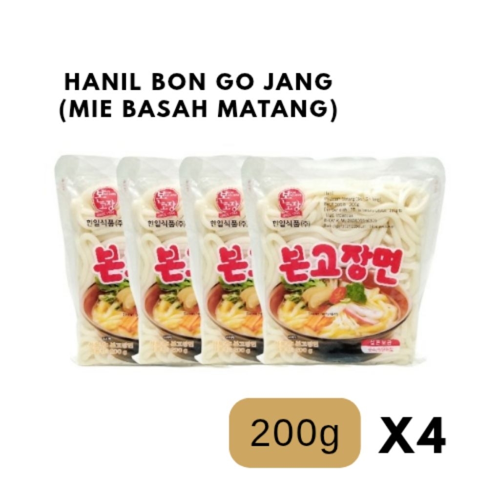 

4pcs hanil bon go Jang 200g / mie basah matang