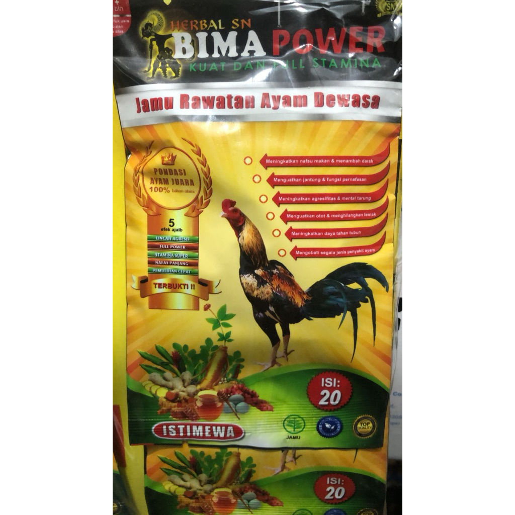 JAMU BIMA POWER AYAM ADUAN