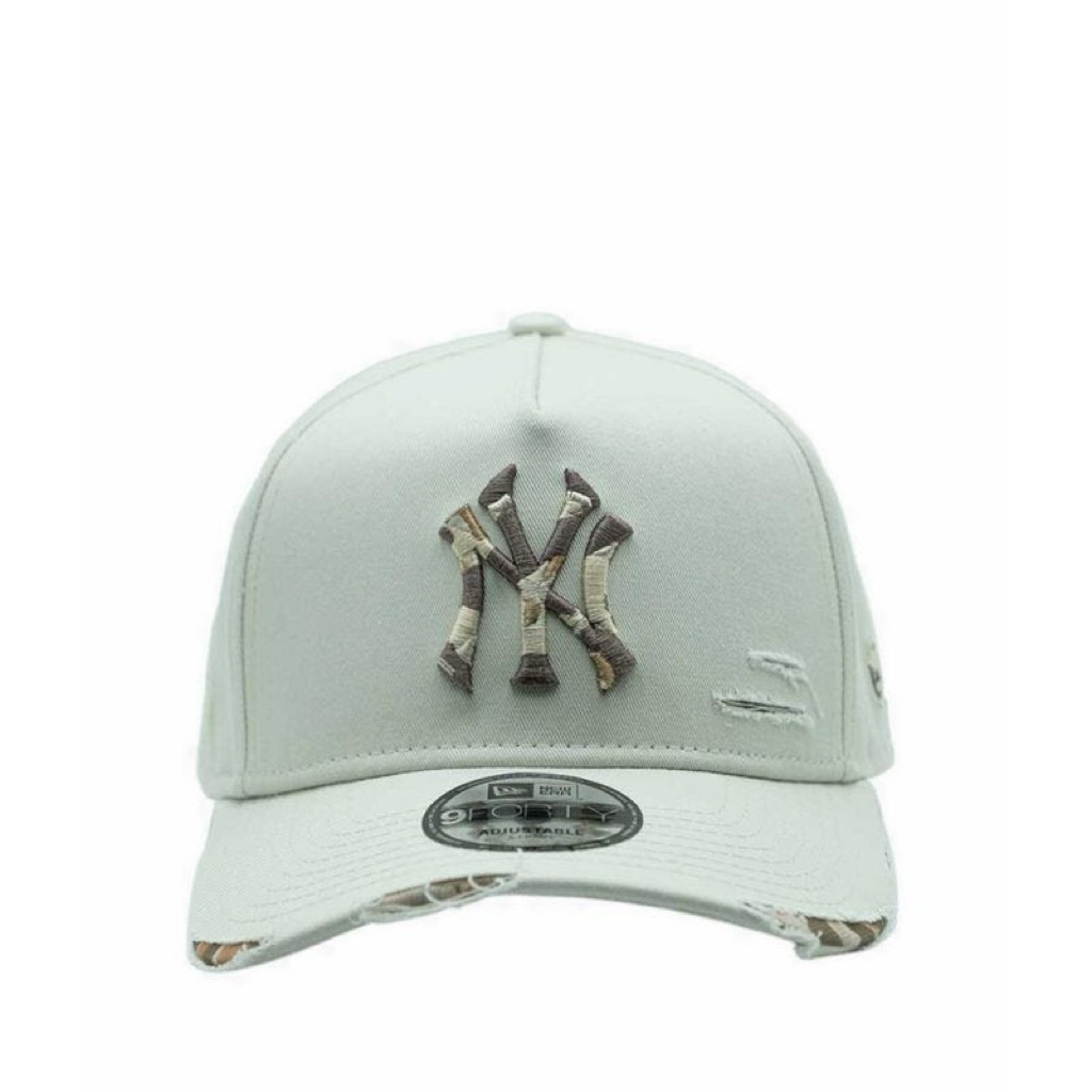 Topi New Era Original Cotton Damage White Camo Army A Frame