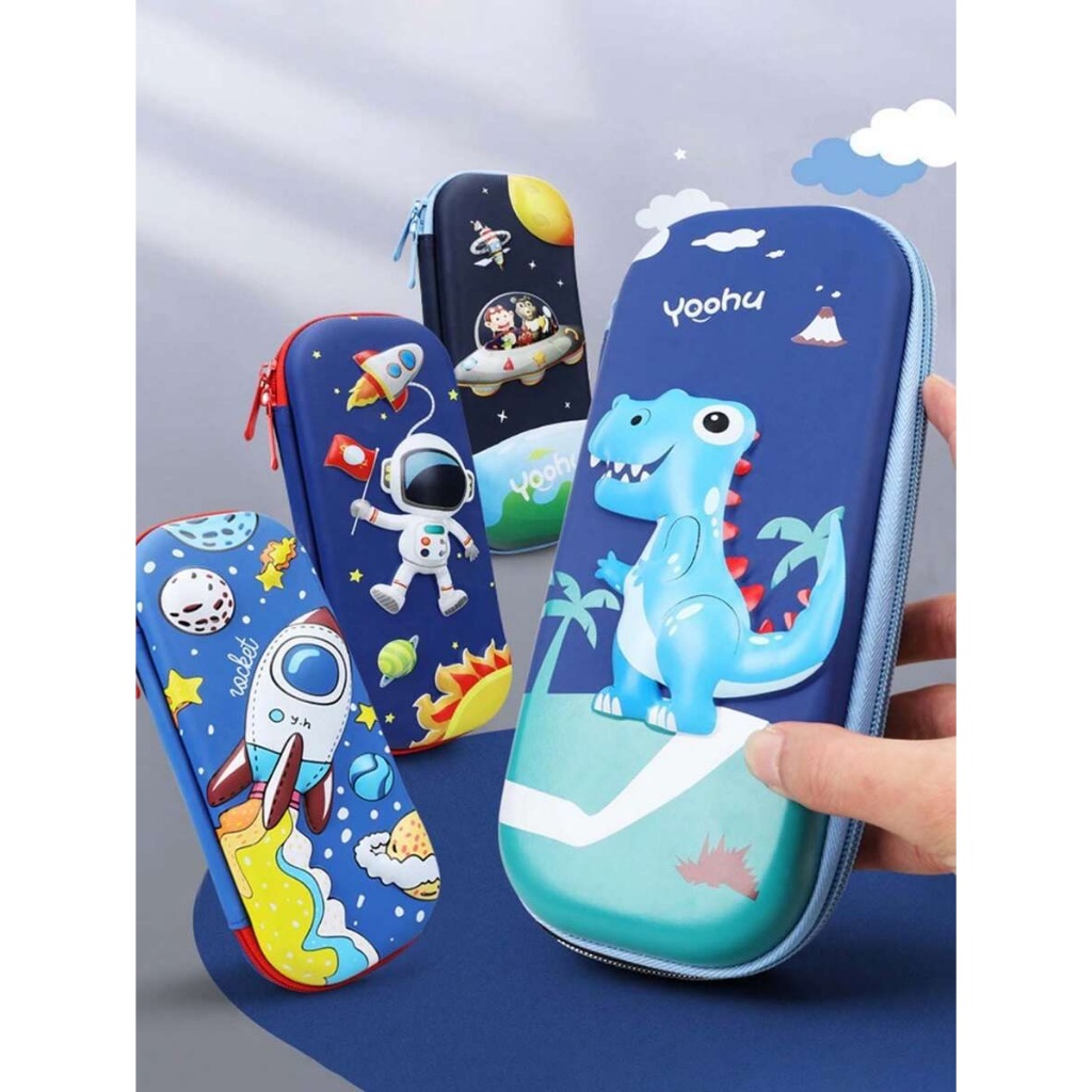 

Tempat Pensil Kotak Pensil Gambar 3D Anak Import Kotak Pensil 3D Bahn Eva Anti Air