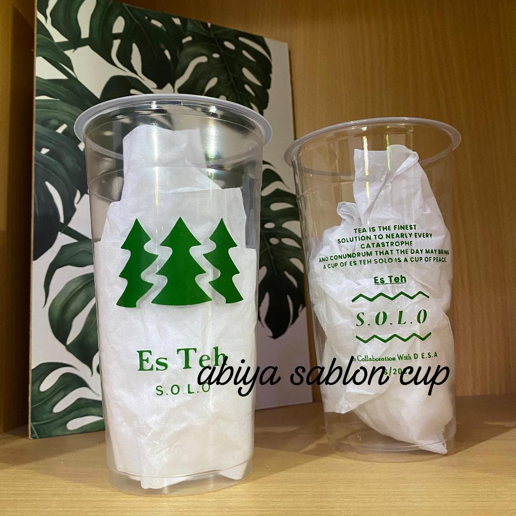 CUP 22oz slim (HOK) - SABLON+CUP | TEH SOLO|TEH CANDU|BEST TEA |TEH NUSANTARA|TEH DESA