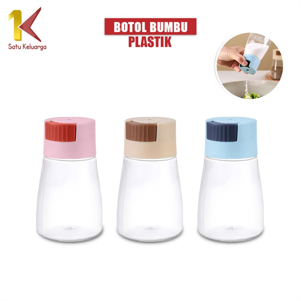 Satu Keluarga Botol Bumbu Dapur C578 Toples Penyimpanan Garam Gula Dapur / Toples Bumbu Tabur Masak 