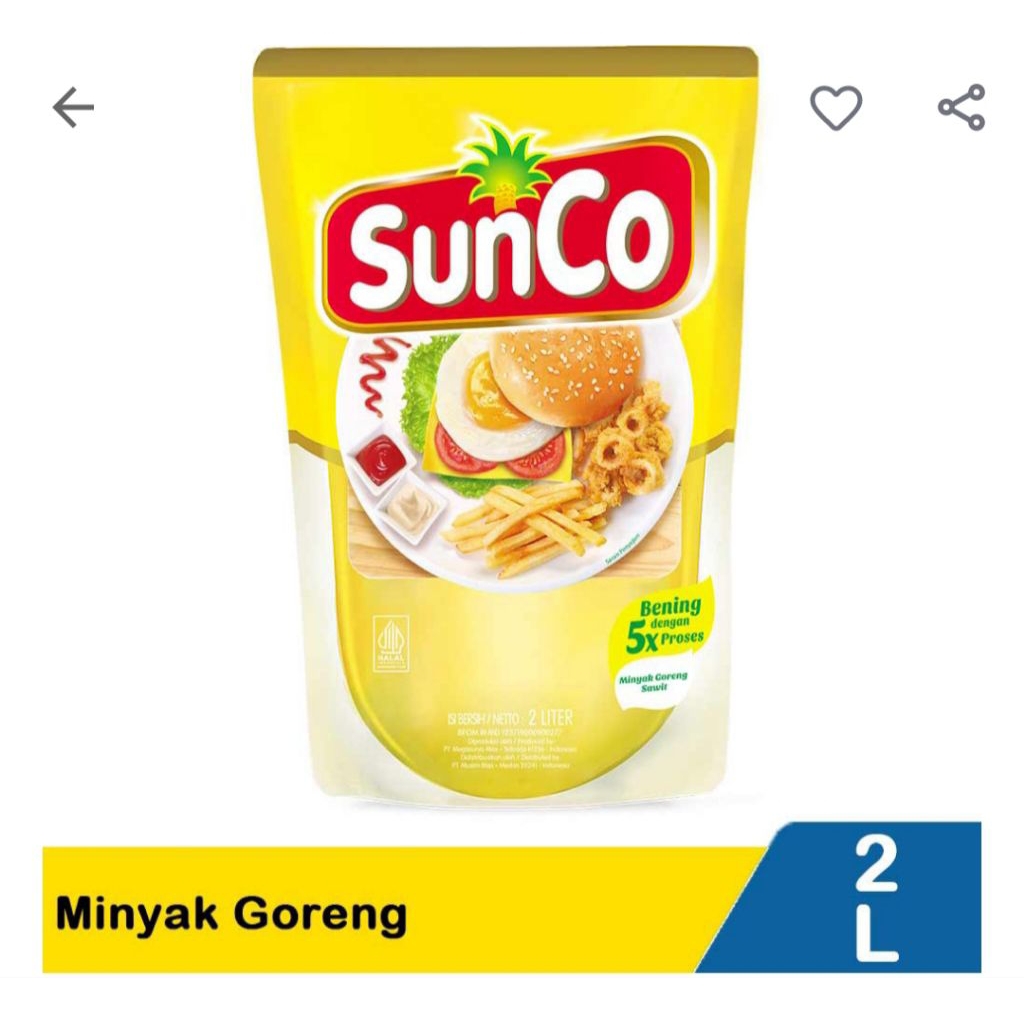 

SUNCO 2 LITER 2 KARTON KHUSUS INSTANT