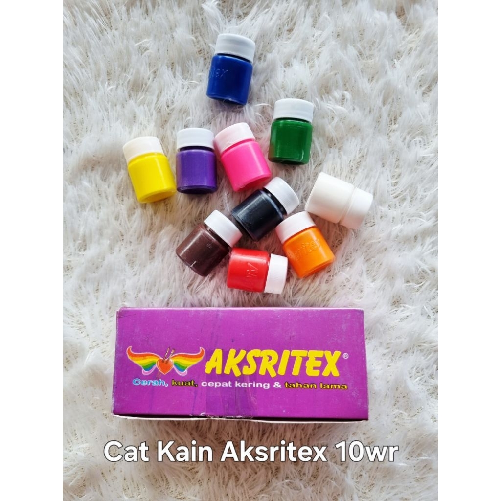 

(2bh)Cat Kain Aksritex/Cat Acrytex/Cat Aksritex(Bisa Pilih Warna Berbeda)@10ml