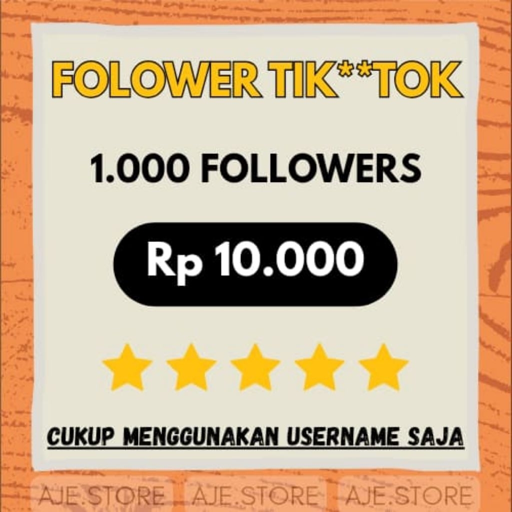 Followers Tik**Tok Real Aktif Permanen Bergaransi