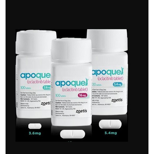 APOQUEL Obat Anti Gatal Alergi Dermatitis Pada Anjing [10 biji]