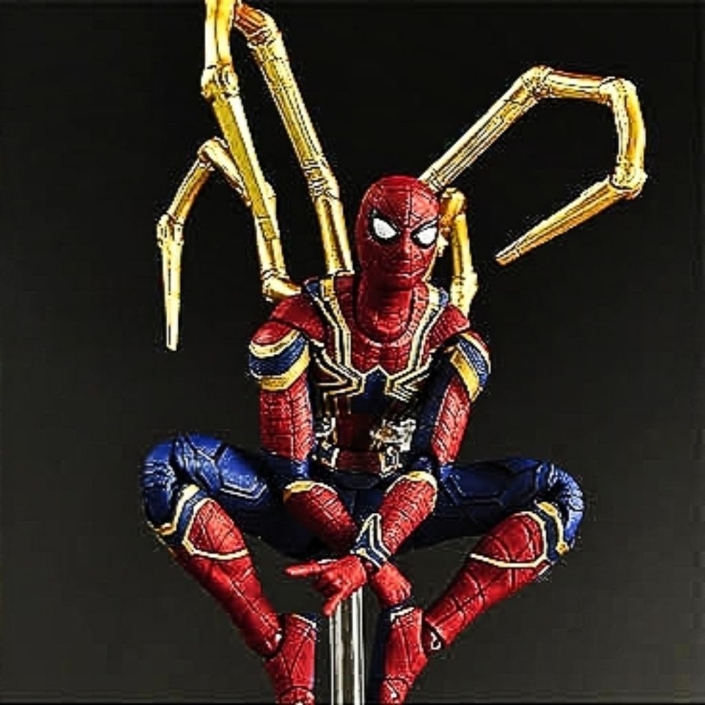Figure Spiderman Avengers Marvel IronSpider-Man Statue SHF_Topper Cakes