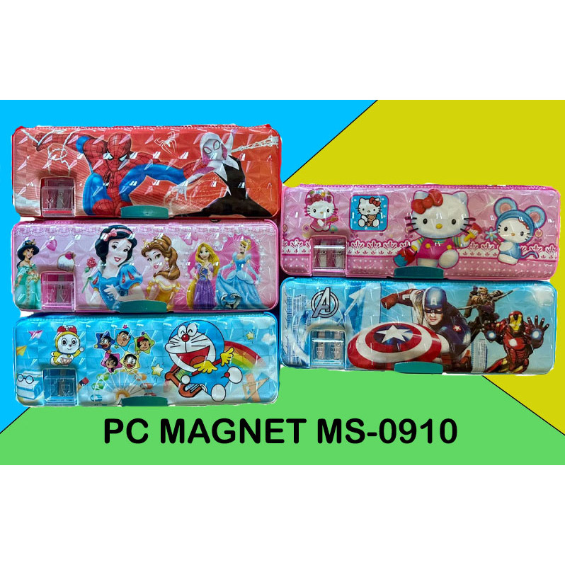 

MS-0910 KOTAK PENSIL MAGNET / TEPAK MAGNET VIRAL Karakter Alat Tulis Sekolah