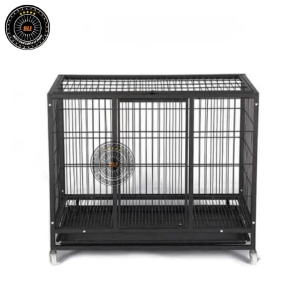 Kandang Anjing Besar Besi Hollow Ukuran 125x100x100 Cm
