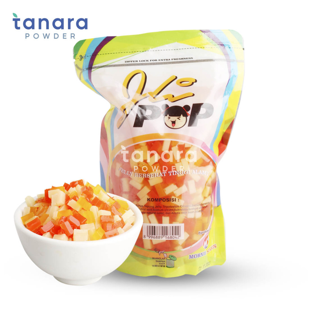 

Rainbow Jelly 500gr - Topping Minuman Jelly Pelangi - Bandar Powder