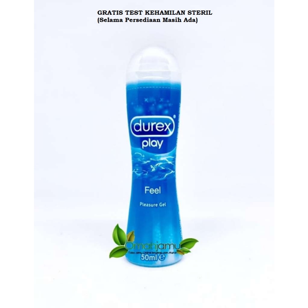 Durex Play Feel Lubricant Gel 50 mL Pelumas Pria Wanita - Pelicin