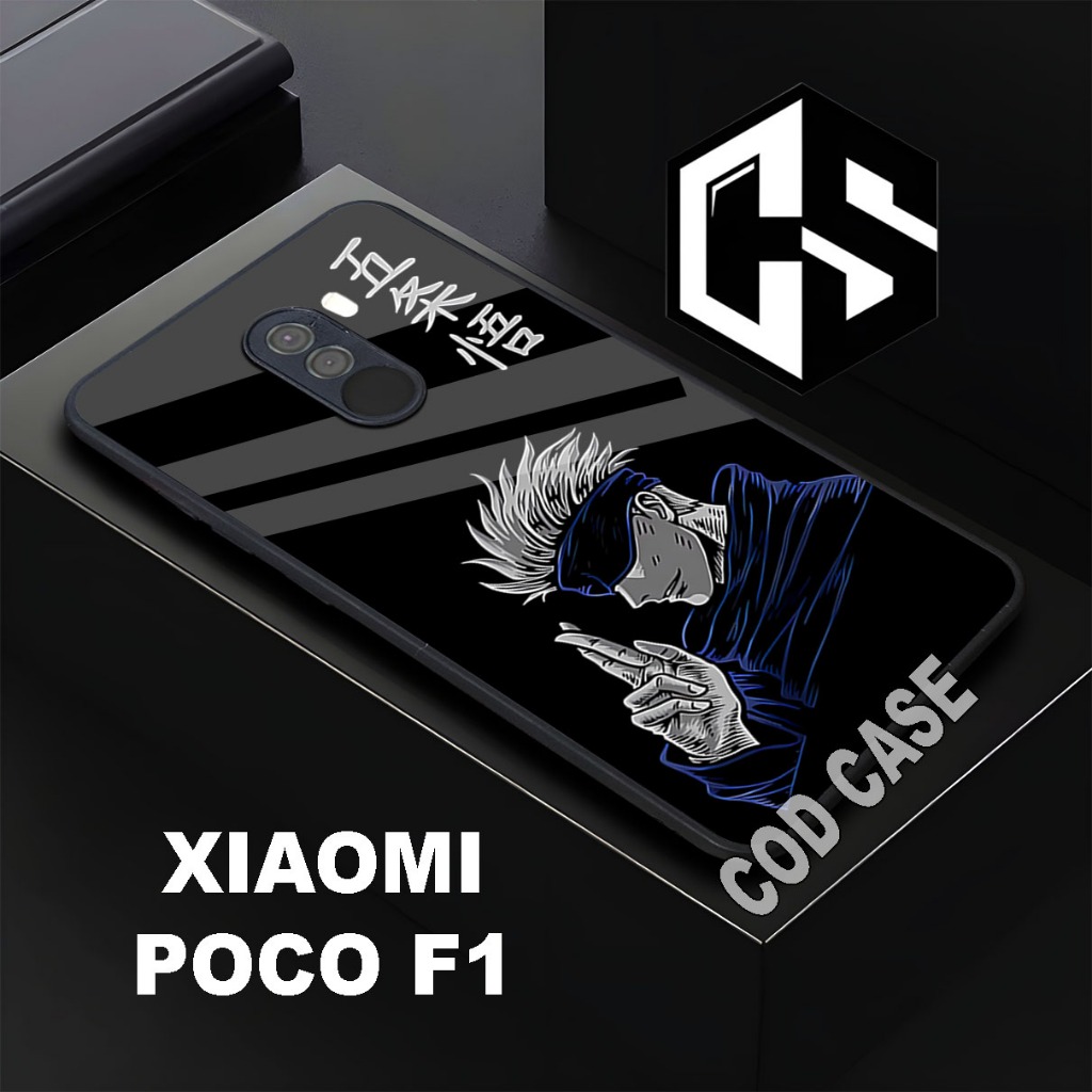 (COD 90)Softcase Glossy POCO F1/case poco f1 glitter/casing poco f1 glitter/case poco f1