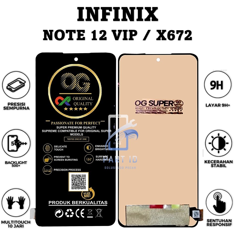 LCD TOUCHSCREEN INFINIX NOTE 12 VIP / X672 ORIGINAL