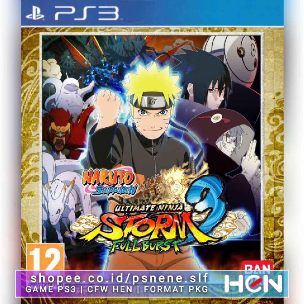 GAME PS3 NARUTO SHIPPUDEN ULTIMATE NINJA STORM 3 FULLBURST