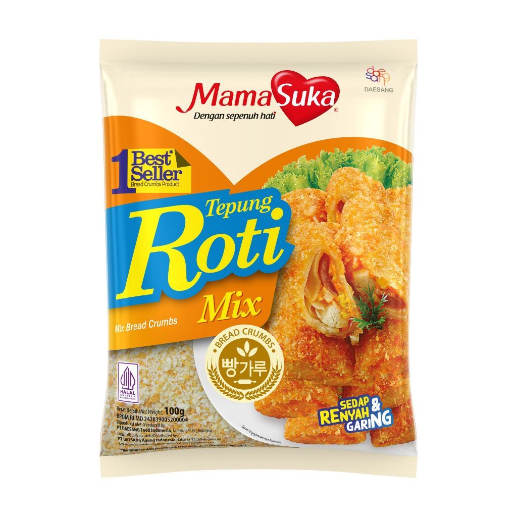 

MamaSuka Tepung Roti Mix 100 Gr - Tepung Roti Mamasuka