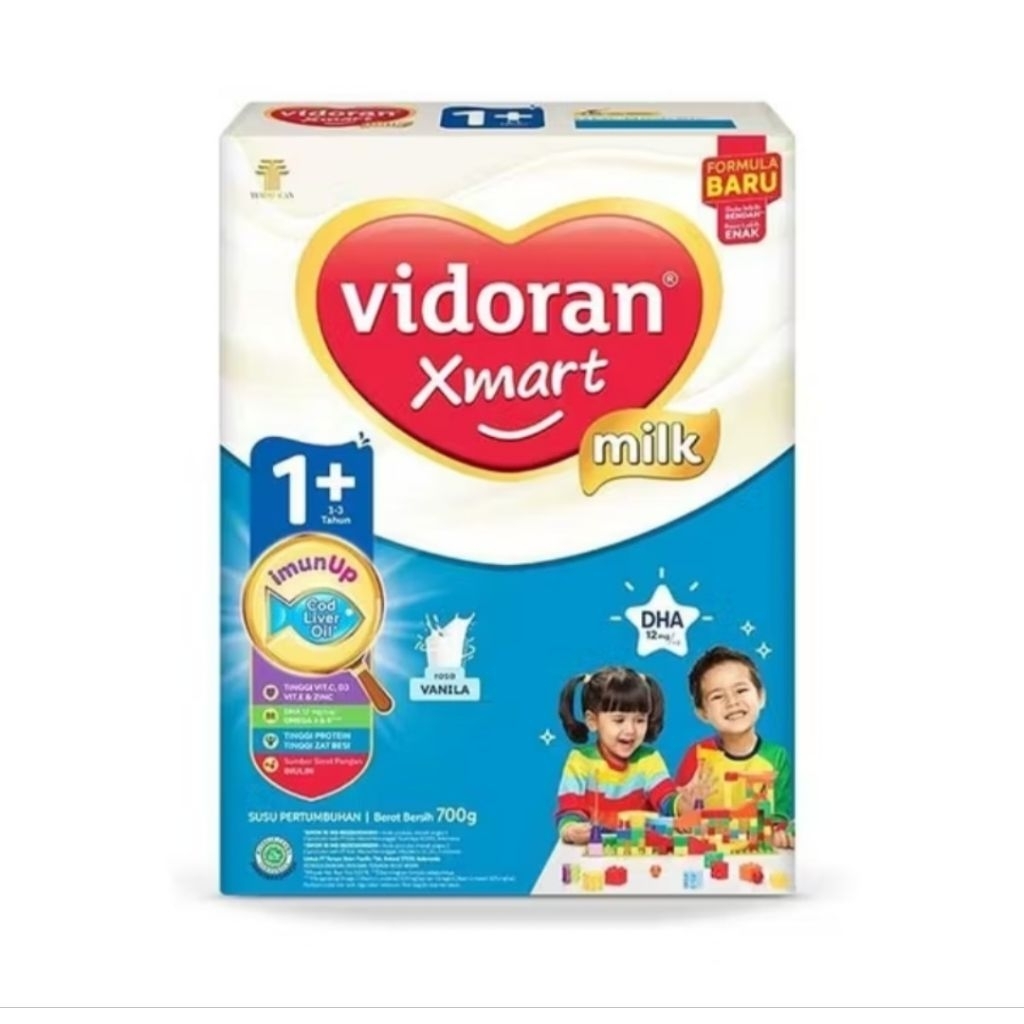 

Susu Vidoran Xmart 1+ Vanilla 700 gr