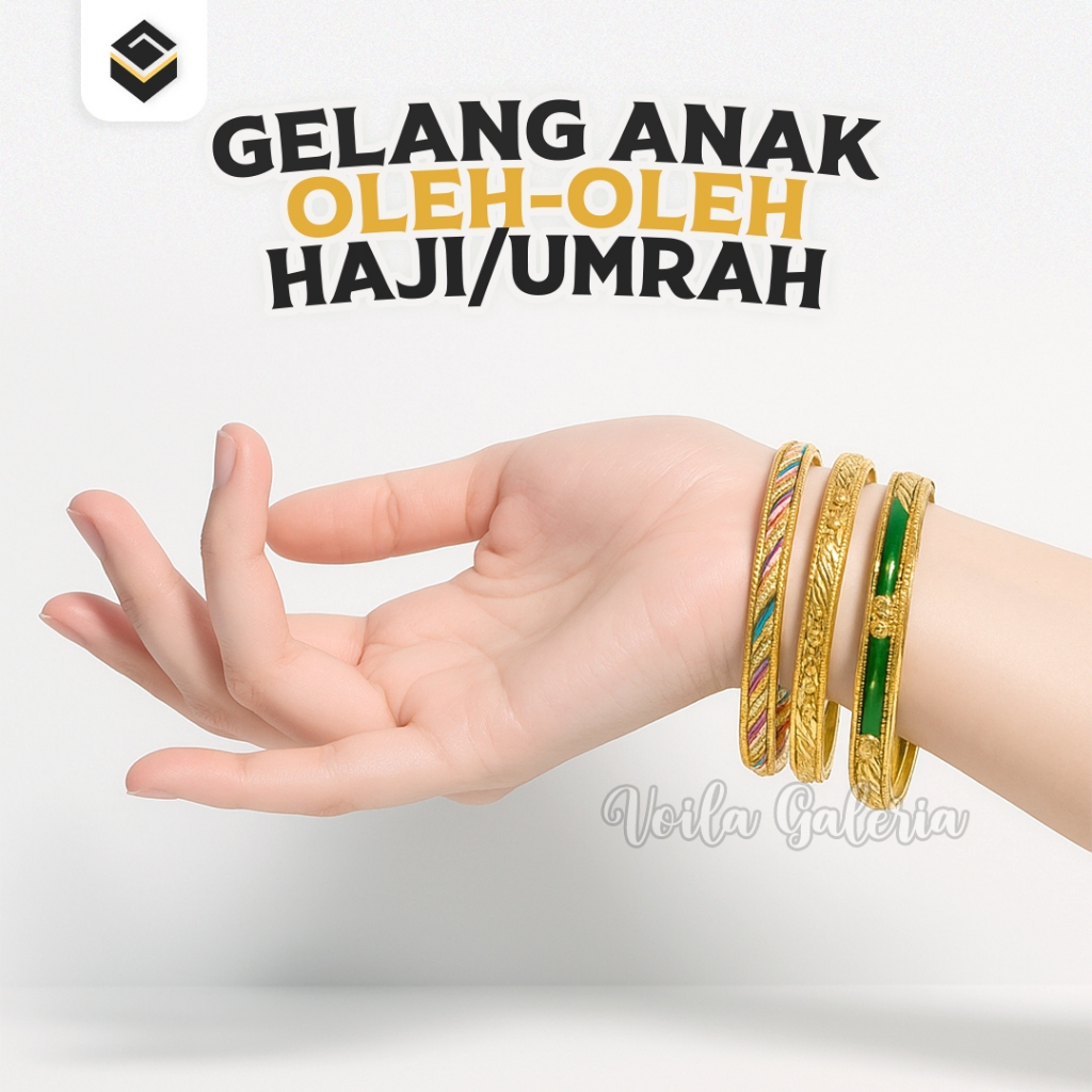 Gelang Oleh Oleh Umroh Haji Gelang Anak keroncong India Pakistan Kroncong