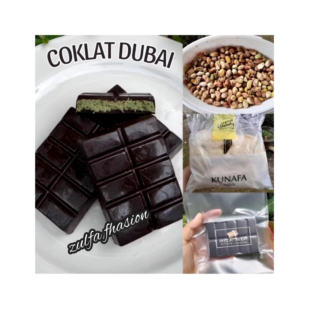

Coklat Dubai Kunafe Jumbo Original "PISTACHIO KUNAFE" Chocolate Viral Lembut Meleleh Dimulut, Berat ±270 gr, Ukuran 16x8 cm ,Food Cocoa Cemilan Makanan Cokelat Termurah