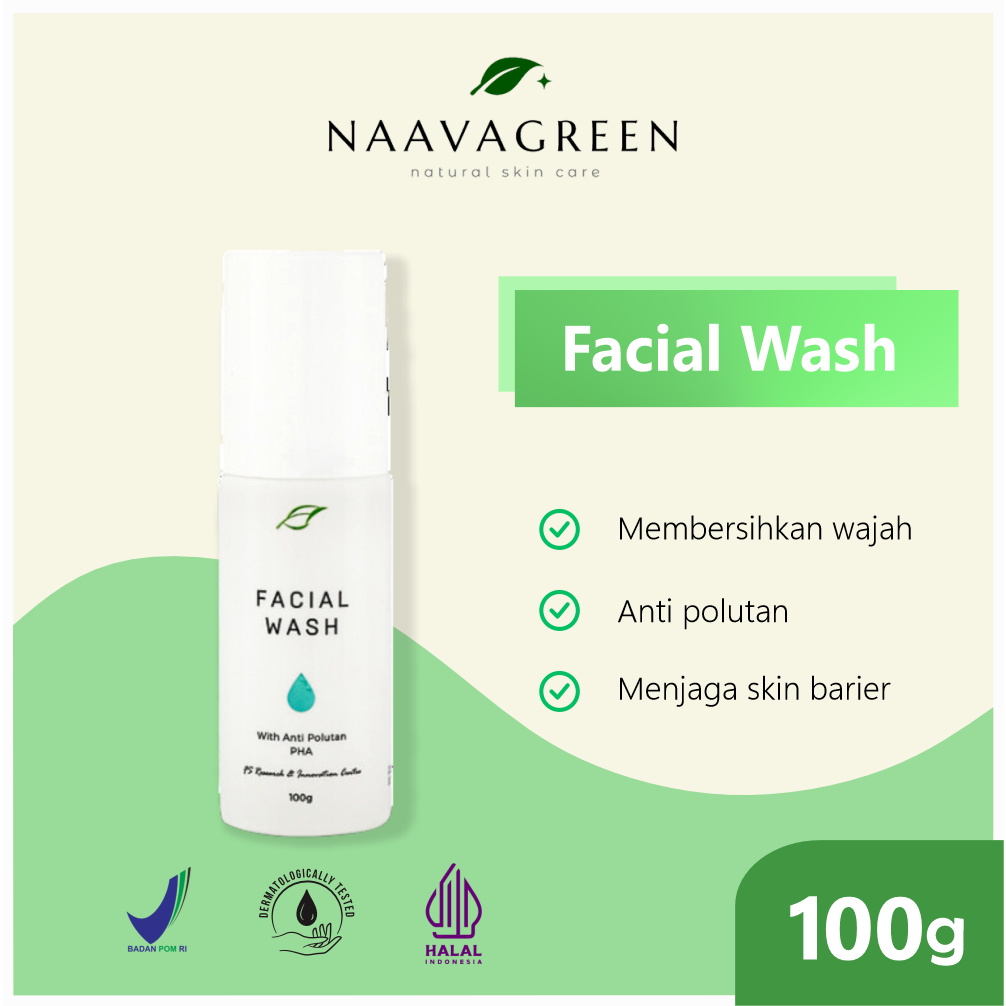NAAVAGREEN FACIAL WASH - NAAVAGREEN SABUN WAJAH - NAAVAGREEN SABUN MUKA - NAVAGREEN FACIAL WASH