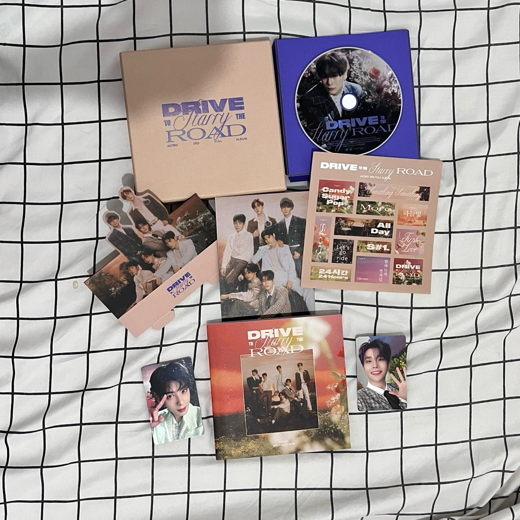 Full set Album astro Drive To the Starry Road (Photocard Eunwoo & MJ) (CD MOONBIN)