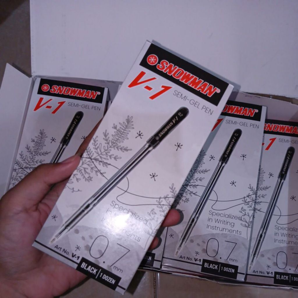 

[ Takkasihmurah ] Pulpen Snowman 1 pack isi 12pcs