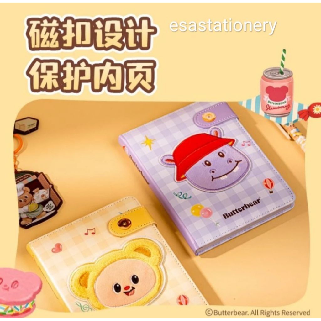 

Buku Notes Deli X Butterbear HY218 + kancing