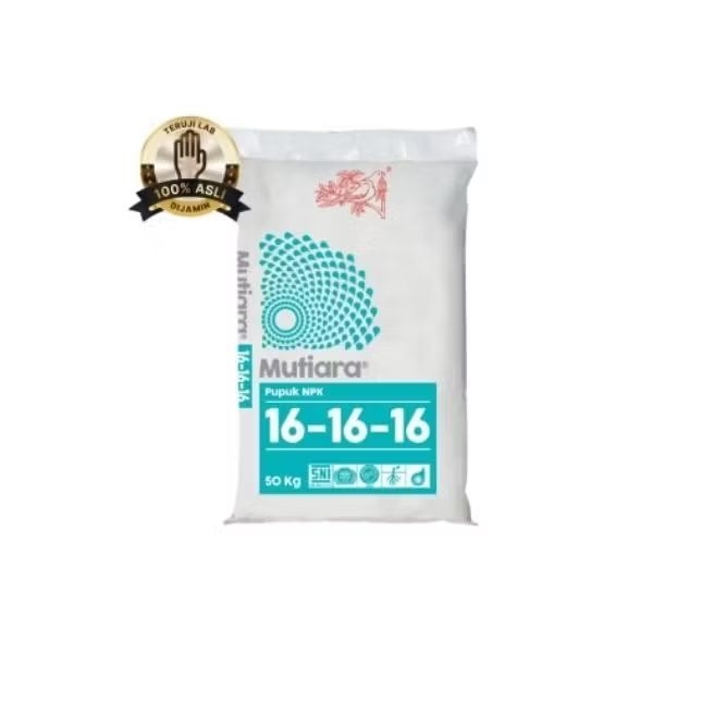 Pupuk NPK MUTIARA 16 16 16 (ASLI)