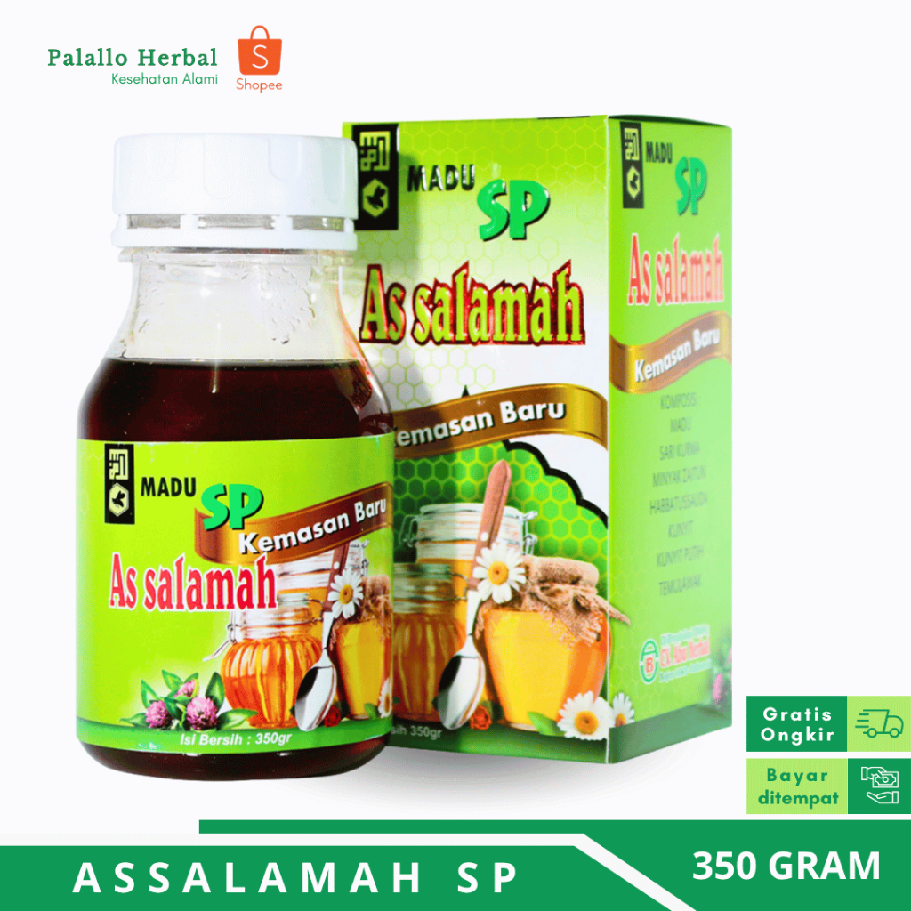 

AS SALAMAH - Madu SP Spesial Pencernaan Maag Liver Radang dan Usus 300gr