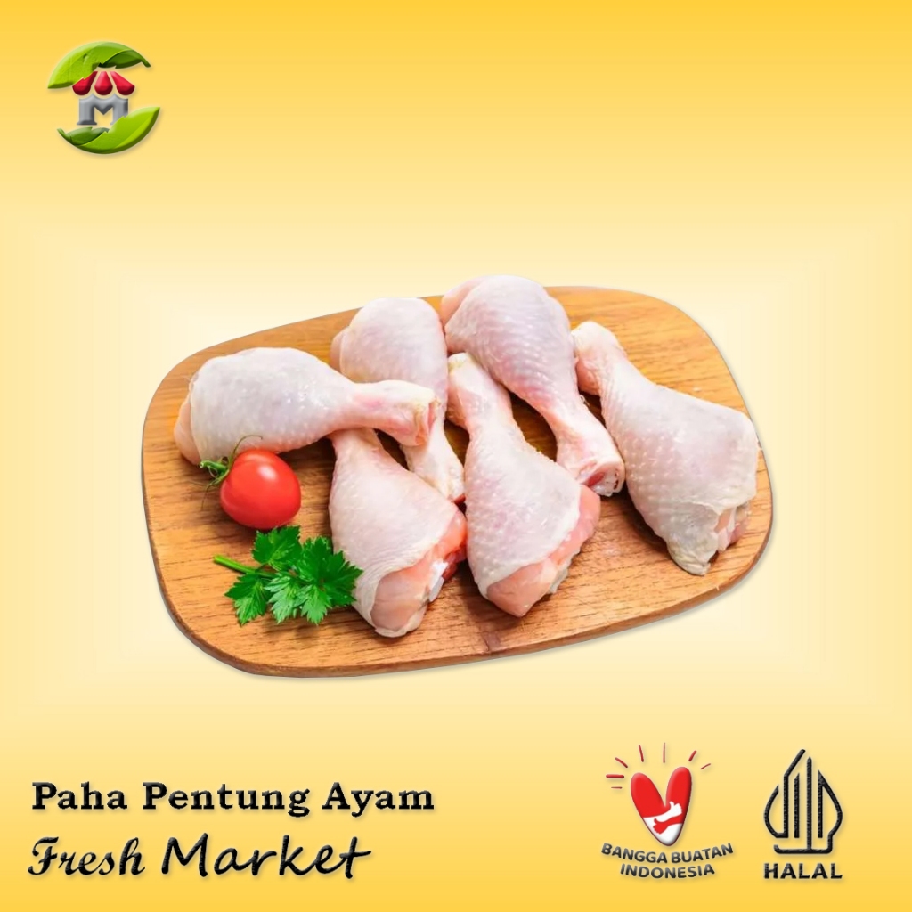 

[JAKBAR] Paha Pentung Drumstick Ayam Pack 950gr - 1kg