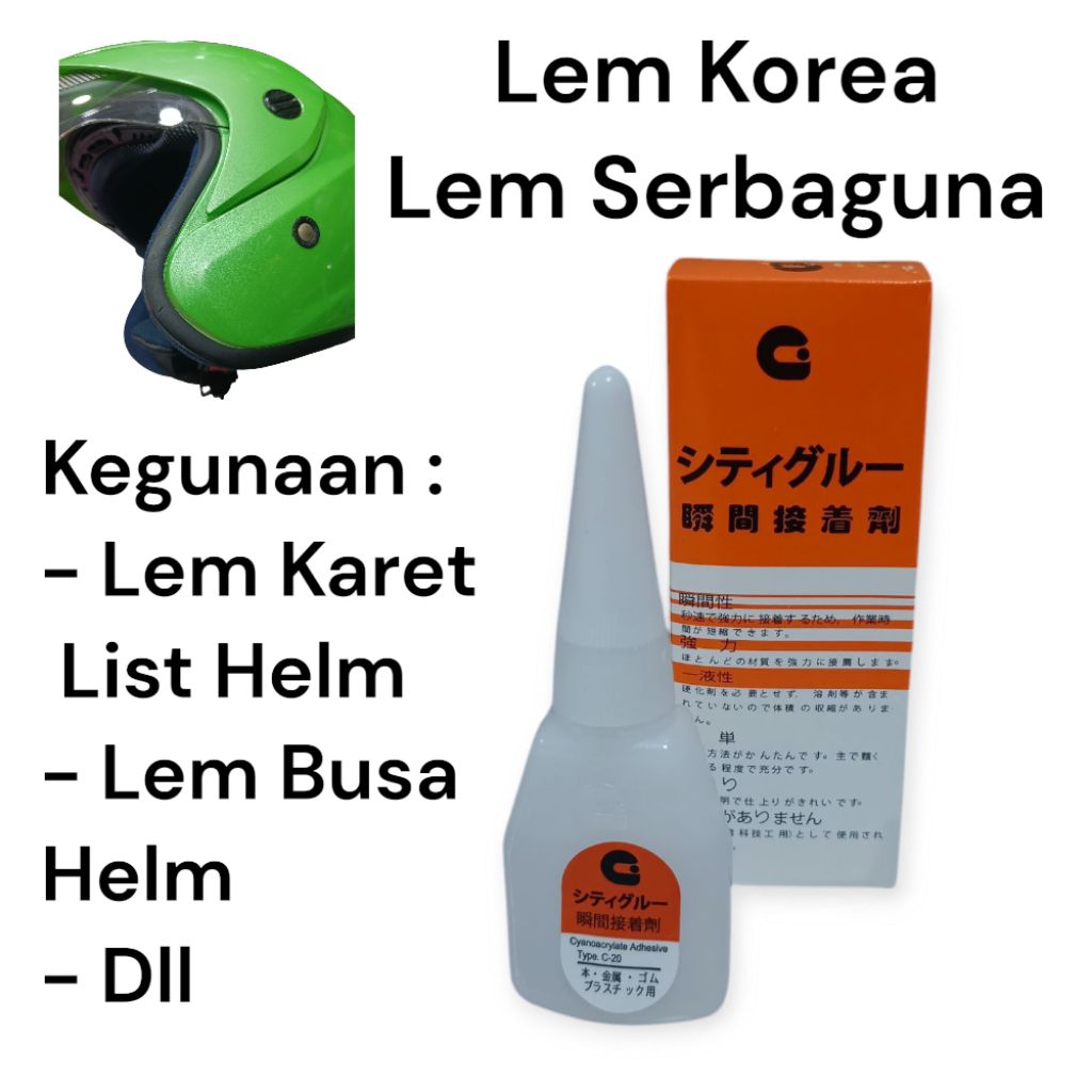 

Lem Korea Lem Serbaguna Lem Karet list helm Lem Busa Spon helm